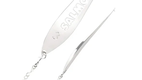 Блешня зимова LJ "S-3-Z" з ланцюжком і гачком, 55мм / S