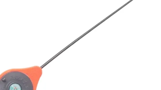 Вудка-балалайка зимова Lucky John MORMAX (червона) 24,6см