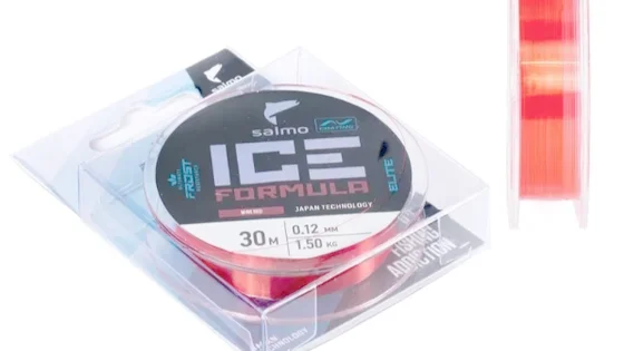 Жилка моно зимова Salmo Elite ICE FORMULA Wine Red 0,12 / 30м