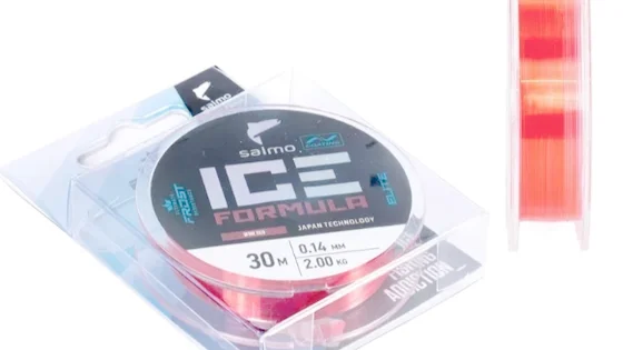 Жилка моно зимова Salmo Elite ICE FORMULA Wine Red 0,14 / 30м