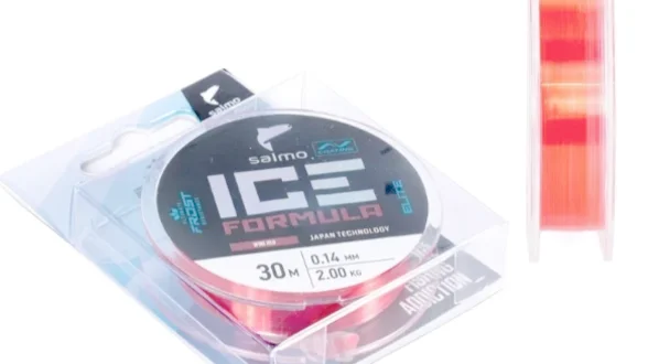 Жилка моно зимова Salmo Elite ICE FORMULA Wine Red 0,14 / 30м