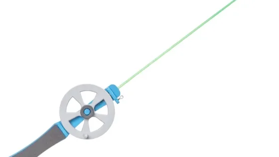 Вудка зимова з катушкою Salmo FIN 32см / 02