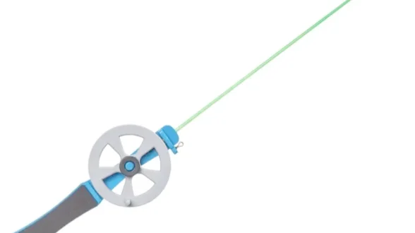 Вудка зимова з катушкою Salmo FIN 32см / 02