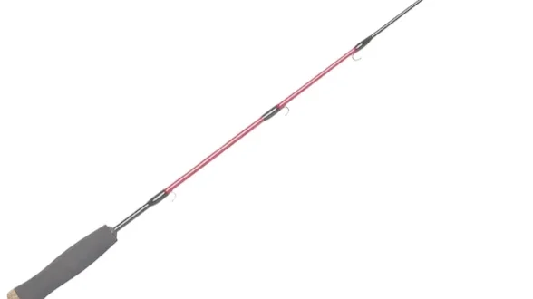 Вудка зимова цілісна Lucky John C-TECH ZANDER STICK EXTRA POWER (графіт,мотовило,до 70г) 54см