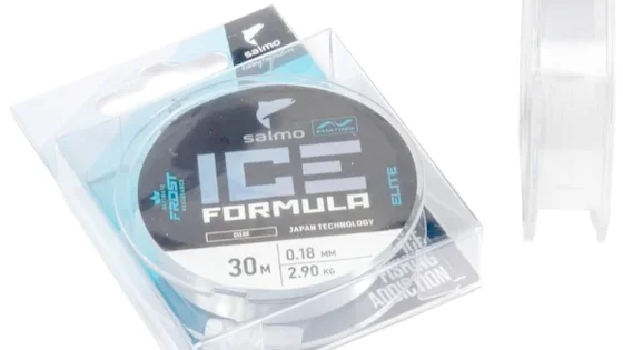 Жилка моно зимова Salmo Elite ICE FORMULA Clear 0,18 / 30м (прозора,інд.уп/ *10)