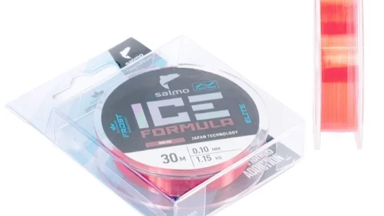 Жилка моно зимова Salmo Elite ICE FORMULA Wine Red 0,10 / 30м (червона,інд.уп/ *10)