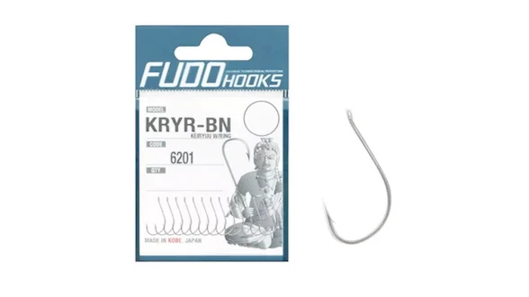 Гачки Fudo Keiryu W/Ring Black 12 (14 шт.)