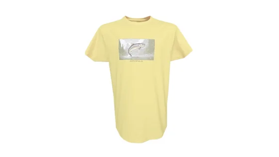 Acropolis Футболка для рибалки з принтом "Форель" ОФР-5 (жовта). Розмір L