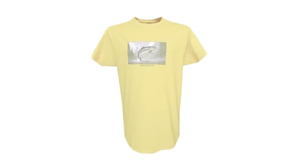 Acropolis Футболка для рибалки з принтом "Форель" ОФР-5 (жовта). Розмір XL