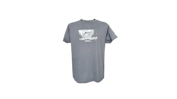 Acropolis Футболка для рибалки з принтом "Форель" ОФР-5 (чорна). Розмір L