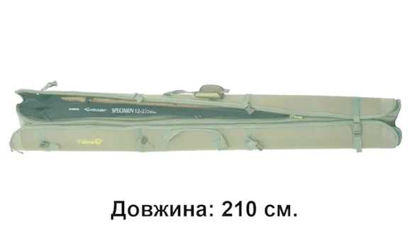 КВ-12в Кофр жорсткий 2-х секційний для вудочок