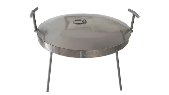 ЧДБ-1 Сковорода на ніжках з кришкою, кухонною лопаткою та чохлом в комплекті ЧДБ-1 Сковорода на ніжках з кришкою, кухонною лопаткою та чохлом в комплекті