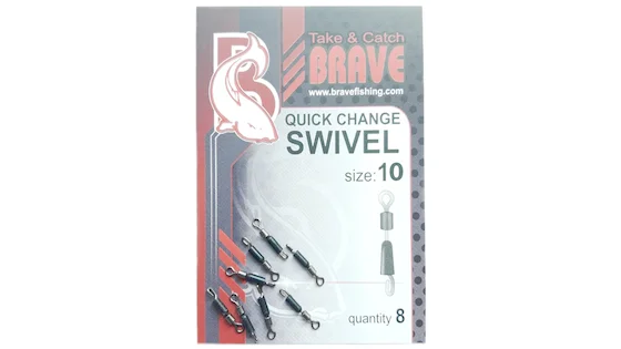 Швидкозмінний вертлюг Quick Change Swivel #10, BQCS10, 8шт в уп.