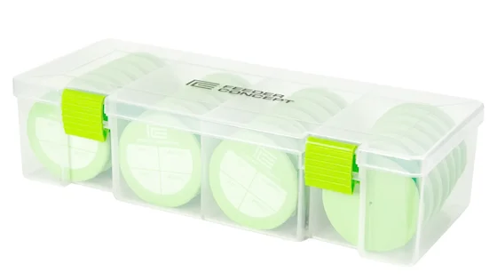 Коробка рибол.з мотовилами (24шт.) FC FEEDER EVA LINE WINDER BOX 300×130×75 / L