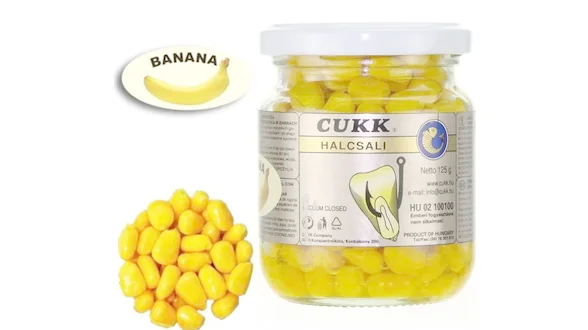 Фарбована кукурудза 220мл Банан (жовтий)