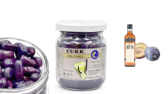 Фарбована кукурудза 220мл Ром-слива (пурпуровий)