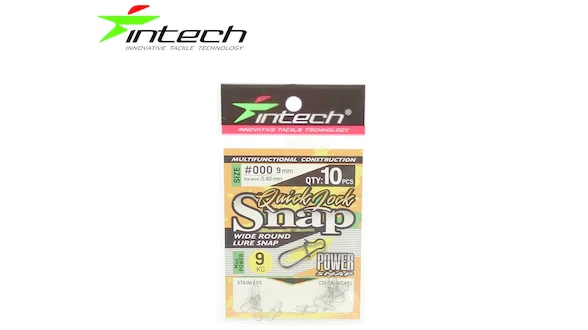 Застібка Intech Quick lock Snap 10 шт (#000) Застібка Intech Quick lock Snap 10 шт (#000)