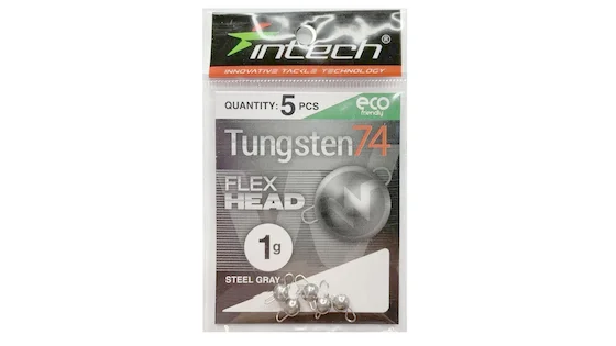 Розбірний груз Intech Tungsten 74 Steel Gray 1.0g (5шт)