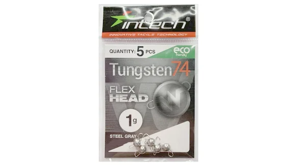 Розбірний груз Intech Tungsten 74 Steel Gray 1.0g (5шт)