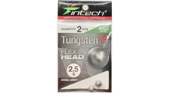 Розбірний груз Intech Tungsten 74 Steel Gray 2.5g (2шт)