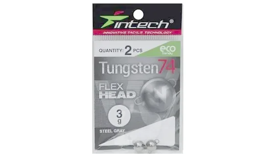 Розбірний груз Intech Tungsten 74 Steel Gray 3.0g (2шт)