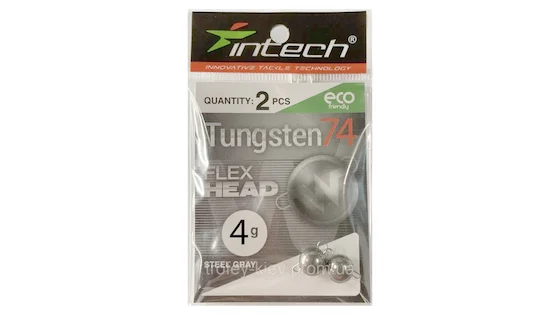 Розбірний груз Intech Tungsten 74 Steel Gray 4.0g (2шт)