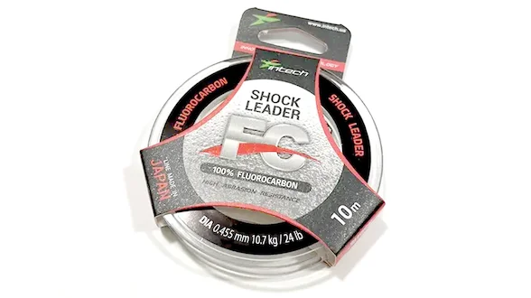 Флюорокарбон Intech FC Shock Leader 10м 0.455mm (10.7kg / 24lb) Флюорокарбон Intech FC Shock Leader 10м 0.455mm (10.7kg / 24lb)