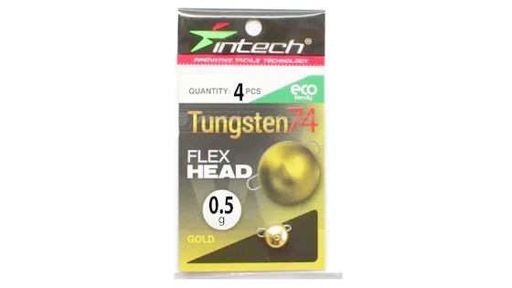 Розбірний груз Intech Tungsten 74 Gold 0.5g (4шт)
