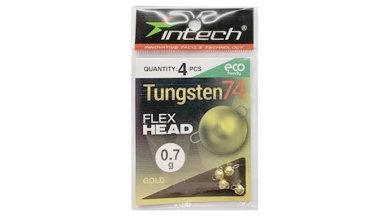 Розбірний груз Intech Tungsten 74 Gold 0.7g (4шт)