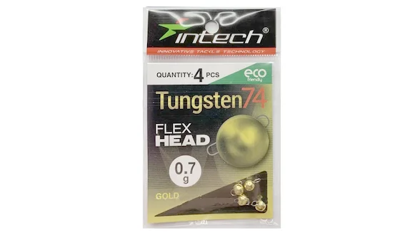 Розбірний груз Intech Tungsten 74 Gold 0.7g (4шт)