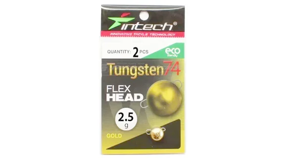 Розбірний груз Intech Tungsten 74 Gold 2.5g (2шт)