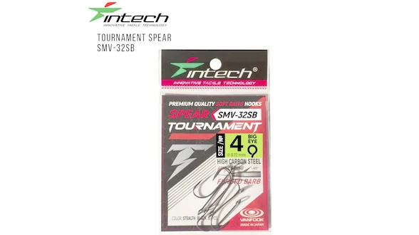 Гачок одинарний Intech Tournament Spear SMV-32SB / #02 (6шт)