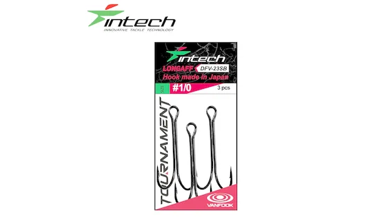 Гачок двійний Intech Tournament Longaff DFV-23SB / #4 (4шт)