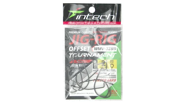 Гачок офсетний Intech Tournament JIG-RIG Offset WMV-32SB / #02 (6шт)
