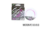 Шнур плетений Intech MicroN PE X8 200m / 0.4 (10lb/4.54kg)