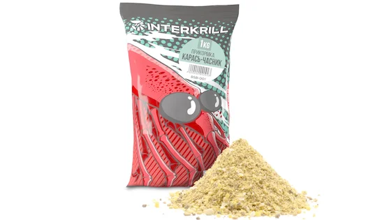Принада INTERKRILL Карась-Часник 1кг