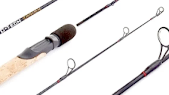 Вудка зимова розбірна  Lucky John C-Tech PERCH графіт 43см