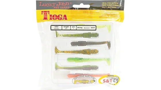 Віброхвіст силікон. (набір) TIOGA LJ Pro Series 2,9 "/ MIX2 *7