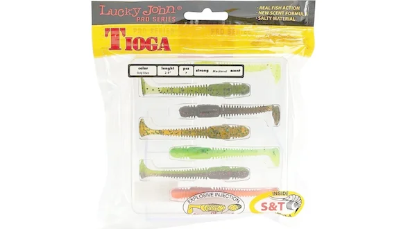 Віброхвіст силікон. (набір) TIOGA LJ Pro Series 2,9 "/ MIX2 *7