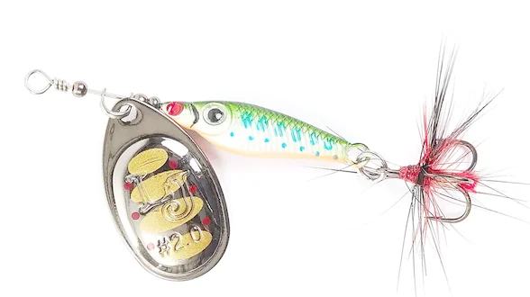 Блешня оберталка LJ TRIAN BLADE ROUND 18.0г / 005 Блешня оберталка LJ TRIAN BLADE ROUND 18.0г / 005