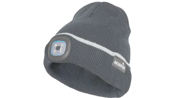 Шапка в'язана Norfin DISCOVERY LED (акрил, знімний ліхтарик) р.XL Шапка в'язана Norfin DISCOVERY LED (акрил, знімний ліхтарик) р.XL