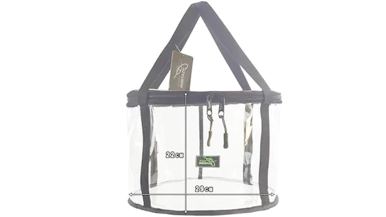 Прозора сумка-відро для прикормки 12л
