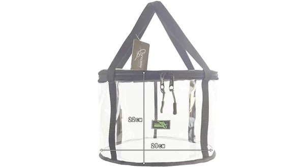 Прозора сумка-відро для прикормки 12л Прозора сумка-відро для прикормки 12л