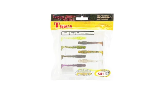 Віброхвіст силікон. (набір) TIOGA LJ Pro Series 2,4 "/ MIX1 - 9шт.