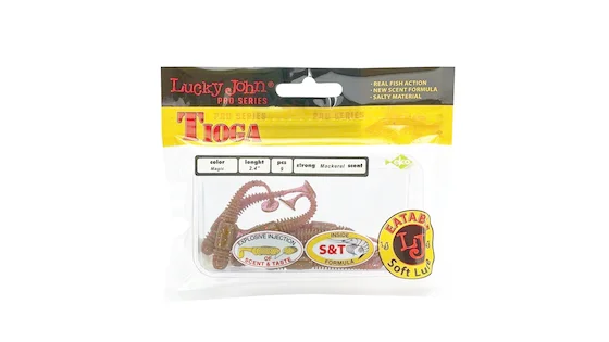 Віброхвіст силікон. TIOGA LJ Pro Series 2,4 "/ S14 *9