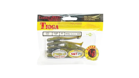 Віброхвіст силікон. TIOGA LJ Pro Series 3,4 "/ PA01 *6