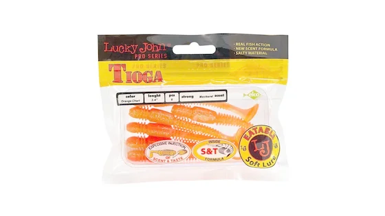 Віброхвіст силікон. TIOGA LJ Pro Series 3,4 "/ T26 *6