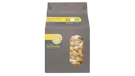 Бойли пиліки – Кукурудза / Мед, 22мм 3кг від IRON FISH