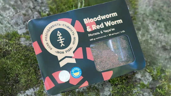 Метод мікс Мотиль / Черв'як - 450гр + Ліквід 50гр