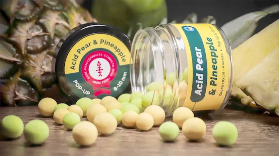 Pop-Up "Acid Pear & Pineapple" 8-10 мм, ТМ "IRON FISH"